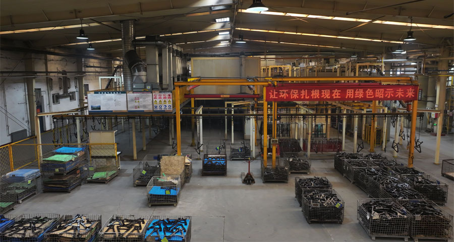 side view of a train axle